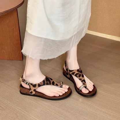 Low-heeled Transparent Rhinestone Shoes