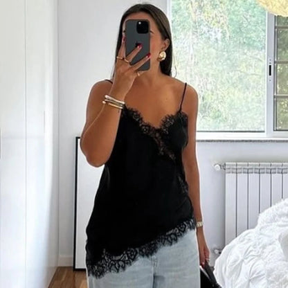 Asymmetrical Slip Top Y2K