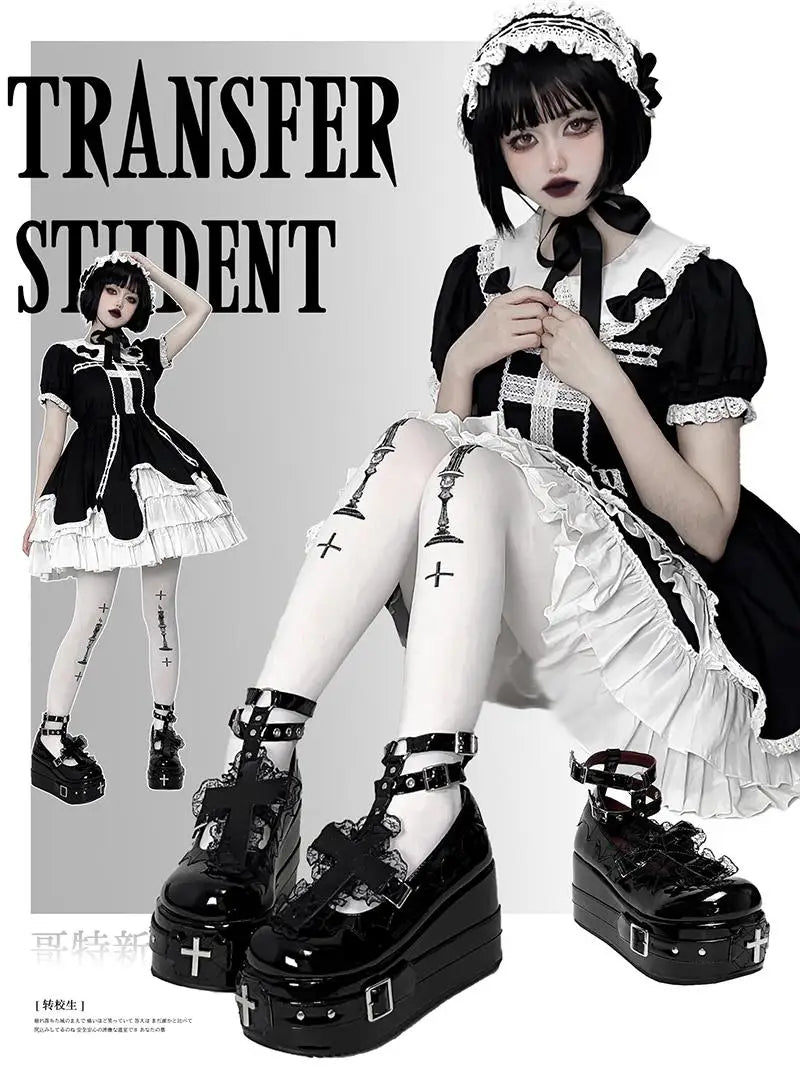 Gothic Bride Lolita Shoes