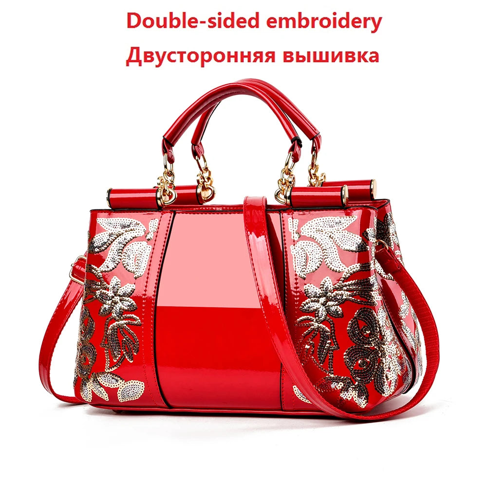 Leather Shiny Womens Bag