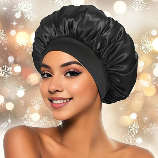 Satin Wide-brimmed Nightcap