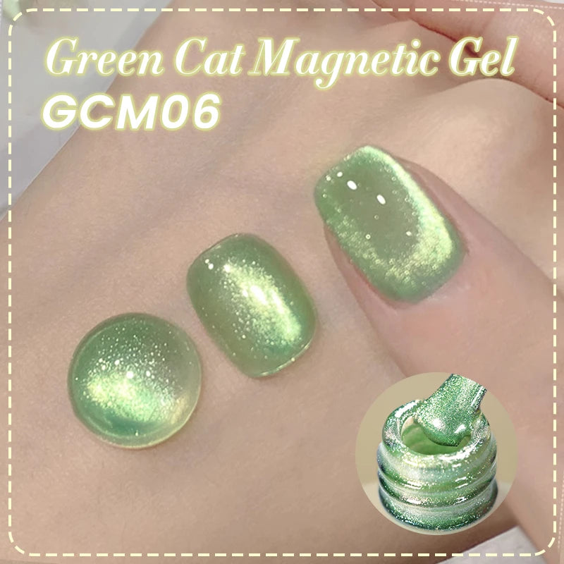 BORN PRETTY 10ml Pink Glass Cat Magnetic Gel