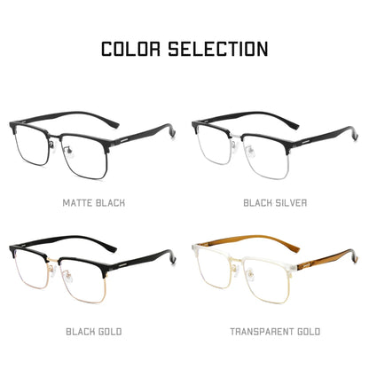 Gmei Optical Retro Alloy TR90 Men Glasses