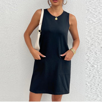 Sleeveless Mini Tank Dress