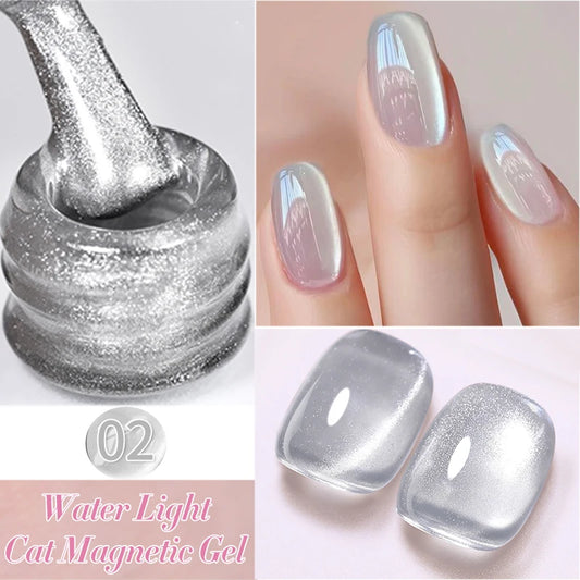 BORN PRETTY 10ml Pink Glass Cat Magnetic Gel