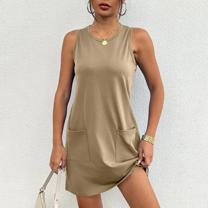 Sleeveless Mini Tank Dress