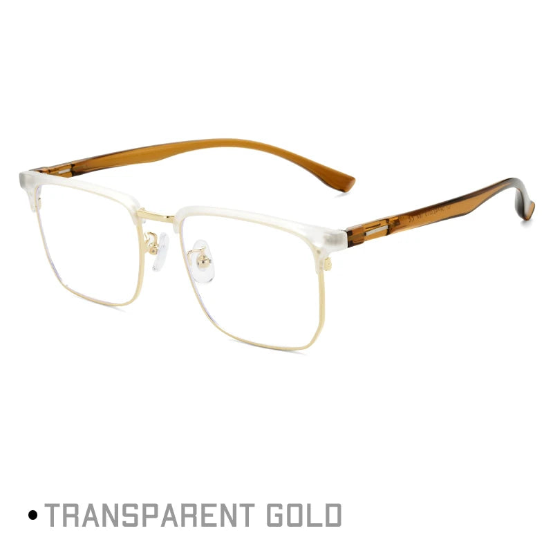 Gmei Optical Retro Alloy TR90 Men Glasses