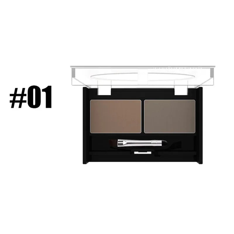 Eyeshadow Cake Makeup 2 Color Waterproof