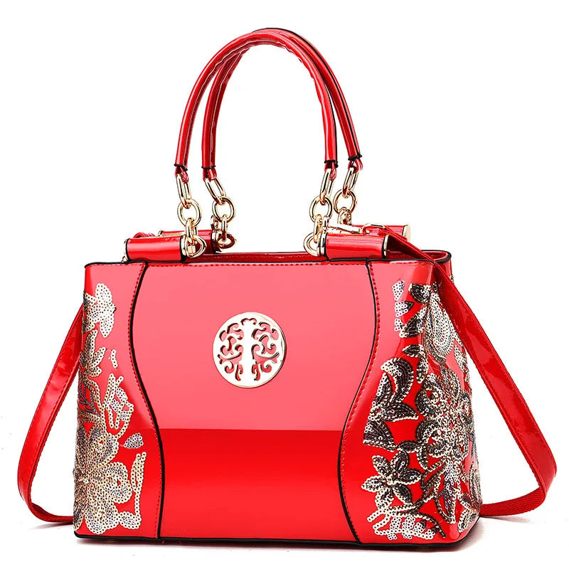 Leather Shiny Womens Bag