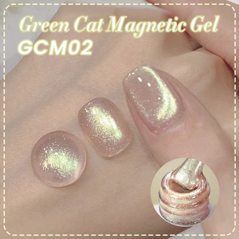 BORN PRETTY 10ml Pink Glass Cat Magnetic Gel