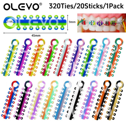 Dental Orthodontic Ligature Ties