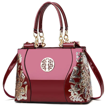 Leather Shiny Womens Bag