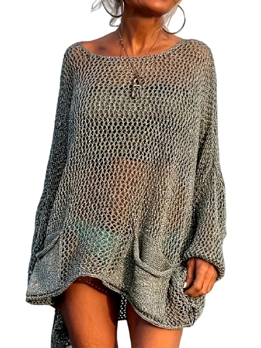 European Women's Vacation-Style Beach Shirt