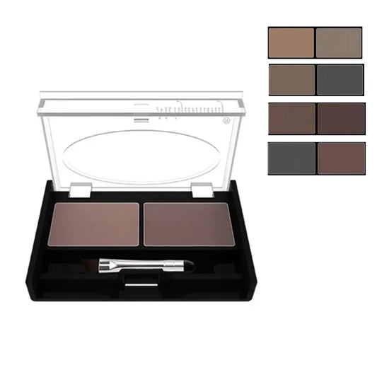 Eyeshadow Cake Makeup 2 Color Waterproof