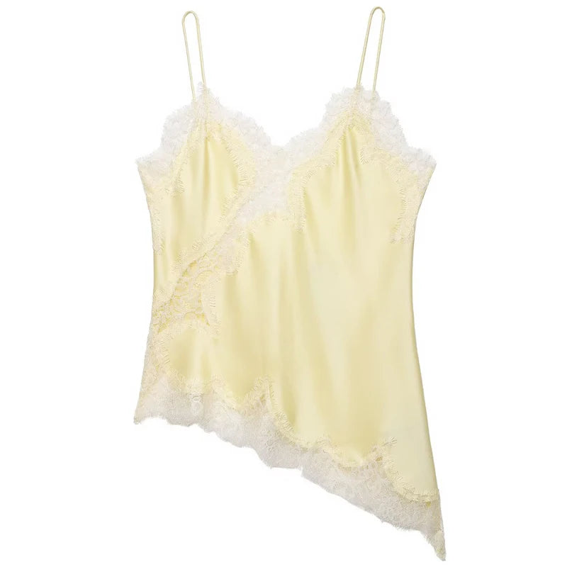 Asymmetrical Slip Top Y2K