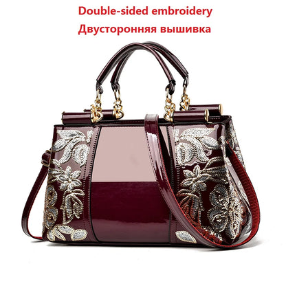 Leather Shiny Womens Bag