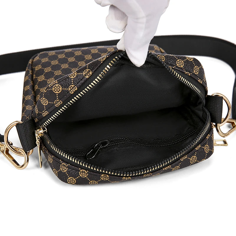 PU Leather Small Crossbody Shoulder Bag