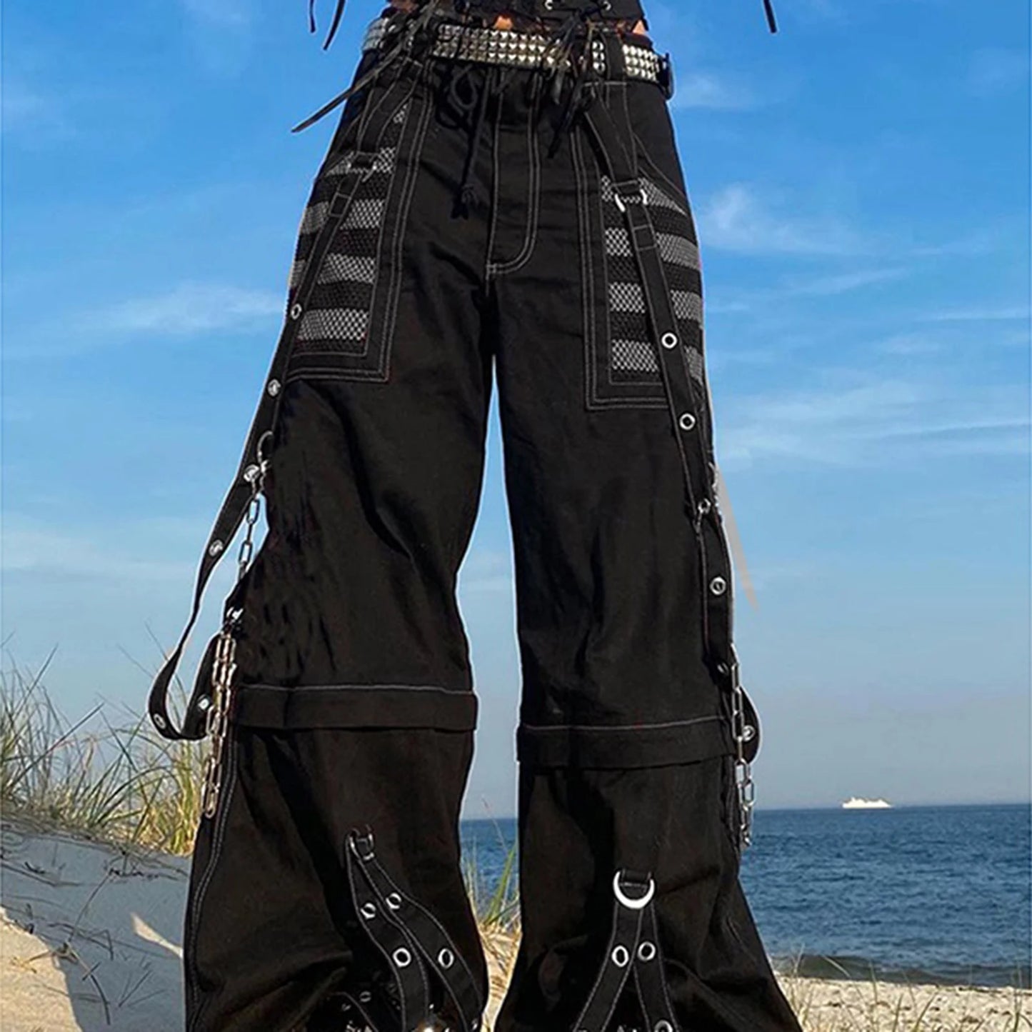 High Waist Baggy Jeans Harajuku Punk Y2K