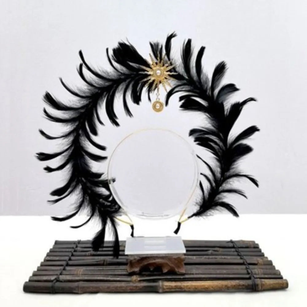 Dress Up Props Feather  Crown Headband