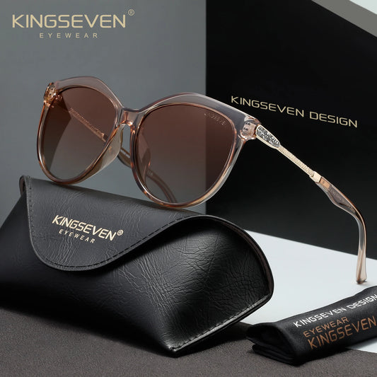 KINGSEVEN Casual Women Sunglasses Driving UV400 Polarized Protective