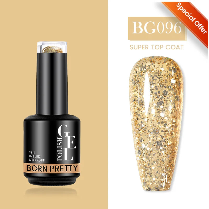 BORN PRETTY 10ml Pink Glass Cat Magnetic Gel