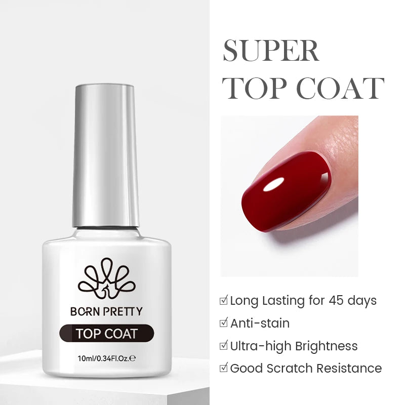 BORN PRETTY 10ml Pink Glass Cat Magnetic Gel