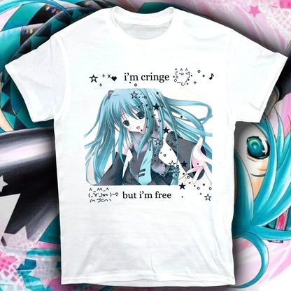 Harajuku Top Star Girl  T Shirts Y2K