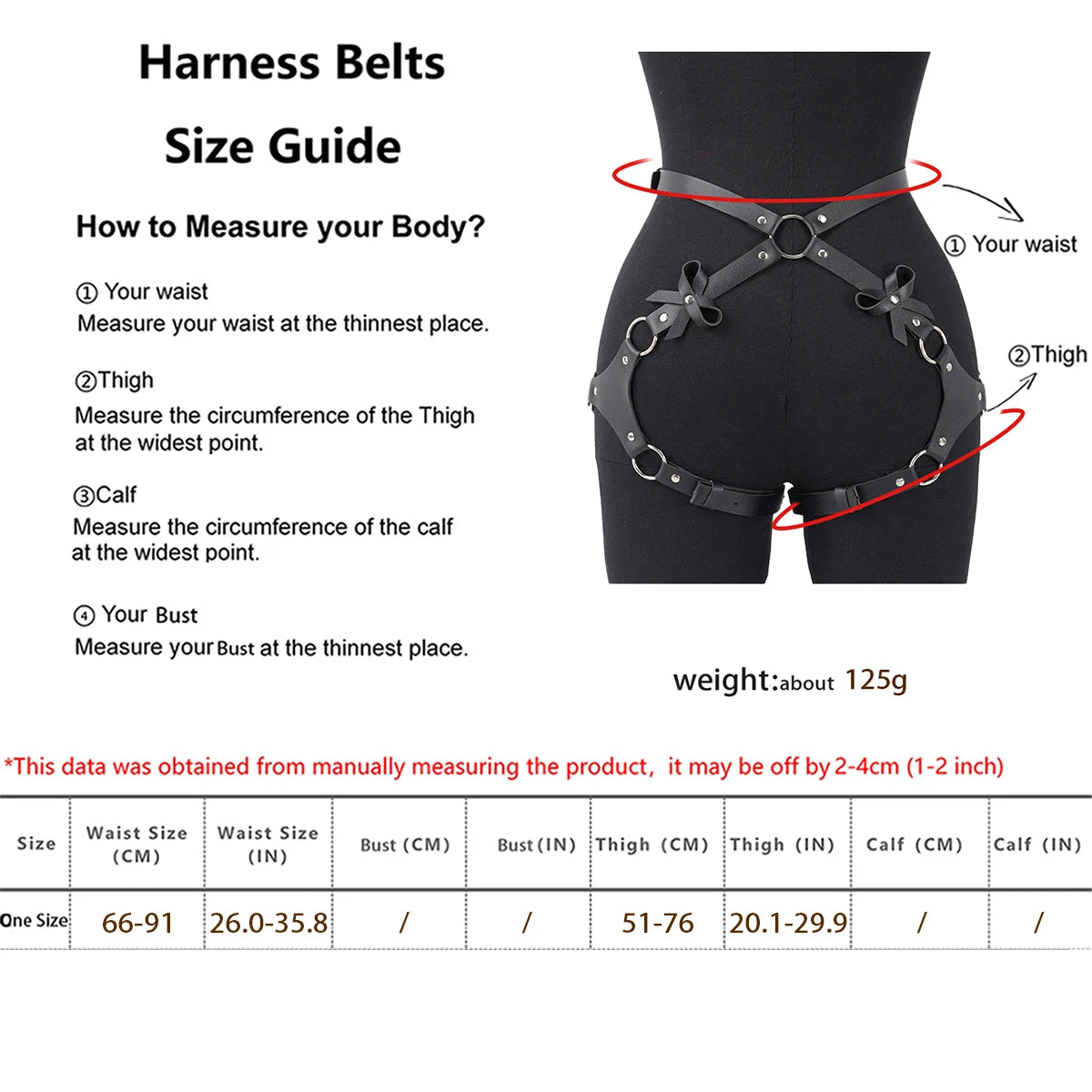 Leg Harness Thigh Garter Gothic
