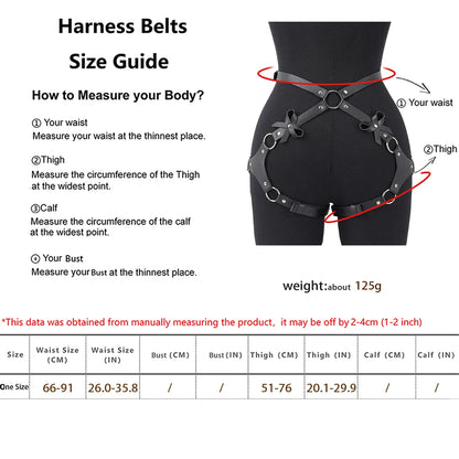 Leg Harness Thigh Garter Gothic