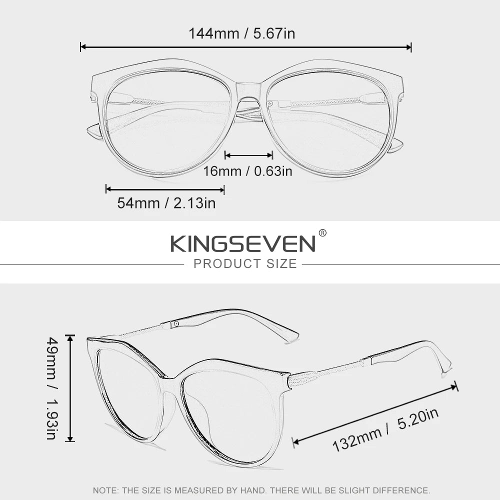 KINGSEVEN Casual Women Sunglasses Driving UV400 Polarized Protective